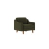 1-Seat Sofa Robin 1 - Oil Green, Walnut Oil Green
Walnut