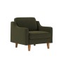 1-Seat Sofa Robin 1 - Oil Green, Walnut Oil Green
Walnut