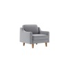 1-Seat Sofa Robin 1 - Fog Grey, Walnut Fog Grey
Walnut