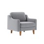 1-Seat Sofa Robin 1 - Fog Grey, Walnut Fog Grey
Walnut