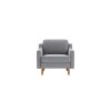 1-Seat Sofa Robin 1 - Fog Grey, Walnut Fog Grey
Walnut