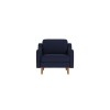 1-Seat Sofa Robin 1 - Night Blue, Walnut Night Blue
Walnut