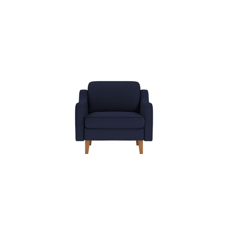 1-Seat Sofa Robin 1 - Night Blue, Walnut Night Blue
Walnut