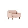 1-Seat Sofa Robin Loveseat - Salmon, Walnut Salmon
Walnut