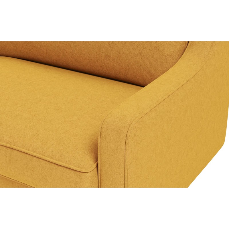 1-Seat Sofa Robin Loveseat - Mustard, Walnut Mustard
Walnut