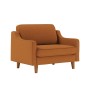 1-Seat Sofa Robin Loveseat - Caramel, Walnut Caramel
Walnut