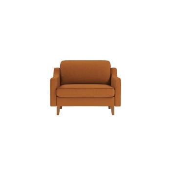 1-Seat Sofa Robin Loveseat - Caramel, Walnut Caramel
Walnut