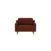 1-Seat Sofa Robin Loveseat - Tile Red, Walnut Tile Red
Walnut