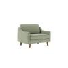 1-Seat Sofa Robin Loveseat - Sea Green, Walnut Sea Green
Walnut