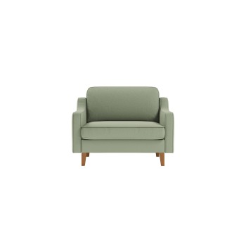 1-Seat Sofa Robin Loveseat - Sea Green, Walnut Sea Green
Walnut