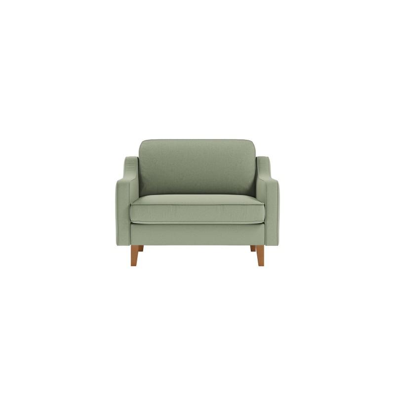 1-Seat Sofa Robin Loveseat - Sea Green, Walnut Sea Green
Walnut