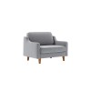 1-Seat Sofa Robin Loveseat - Fog Grey, Walnut Fog Grey
Walnut