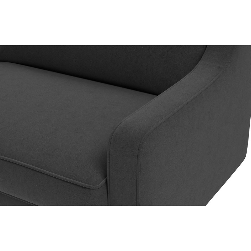 1-Seat Sofa Robin Loveseat - Night Grey, Walnut Night Grey
Walnut