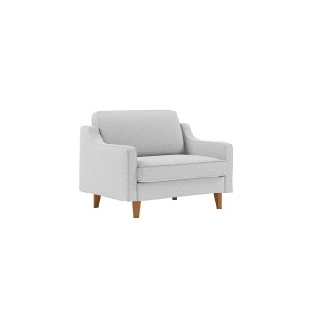 1-Seat Sofa Robin Loveseat - Pebble, Walnut Pebble
Walnut