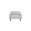 1-Seat Sofa Robin Loveseat - Pebble, Walnut Pebble
Walnut