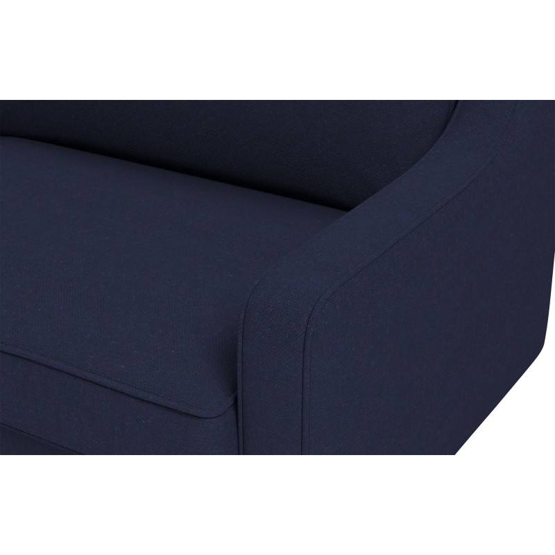 1-Seat Sofa Robin Loveseat - Night Blue, Walnut Night Blue
Walnut
