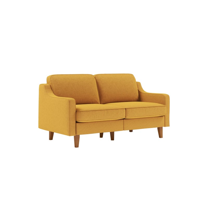 2-Seat Sofa Robin 2 - Mustard, Walnut Mustard
Walnut
