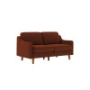 2-Seat Sofa Robin 2 - Tile Red, Walnut Tile Red
Walnut