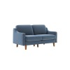 2-Seat Sofa Robin 2 - Ocean Blue, Walnut Ocean Blue
Walnut