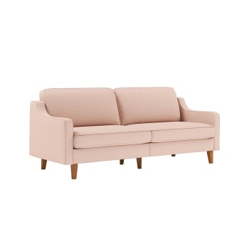 3-Seat Sofa Robin 3 - Salmon, Walnut Salmon
Walnut