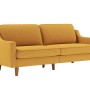 3-Seat Sofa Robin 3 - Mustard, Walnut Mustard
Walnut