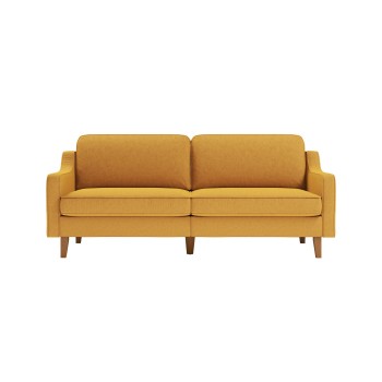 3-Seat Sofa Robin 3 - Mustard, Walnut Mustard
Walnut