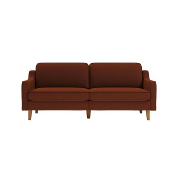 3-Seat Sofa Robin 3 - Tile Red, Walnut Tile Red
Walnut