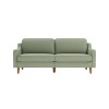 3-Seat Sofa Robin 3 - Sea Green, Walnut Sea Green
Walnut