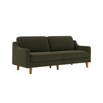 3-Seat Sofa Robin 3 - Oil Green, Walnut Oil Green
Walnut