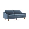 3-Seat Sofa Robin 3 - Ocean Blue, Walnut Ocean Blue
Walnut
