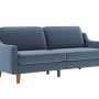 3-Seat Sofa Robin 3 - Ocean Blue, Walnut Ocean Blue
Walnut