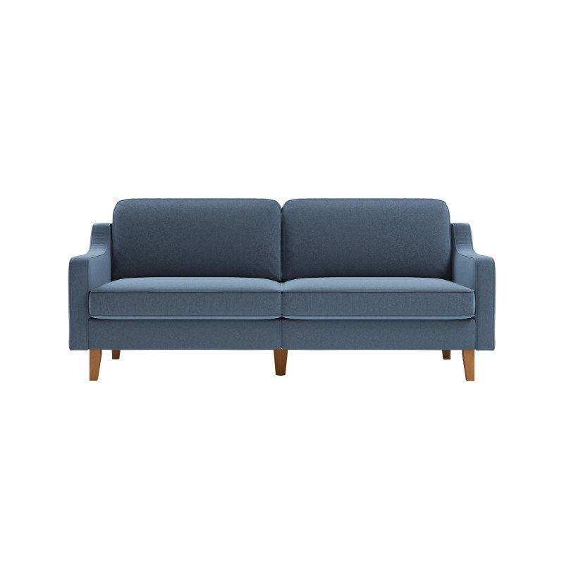 3-Seat Sofa Robin 3 - Ocean Blue, Walnut Ocean Blue
Walnut