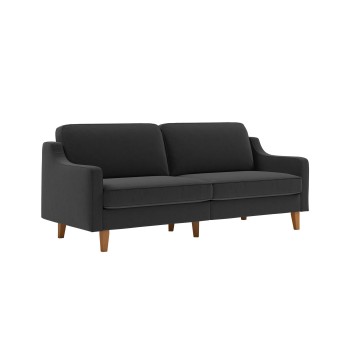 3-Seat Sofa Robin 3 - Night Grey, Walnut Night Grey
Walnut