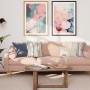 3-Seat Sofa Robin Extra 3 - Salmon, Walnut Salmon
Walnut