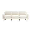 3-Seat Sofa Robin Extra 3 - Milk Froth, Walnut Milk Froth
Walnut