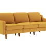 3-Seat Sofa Robin Extra 3 - Mustard, Walnut Mustard
Walnut