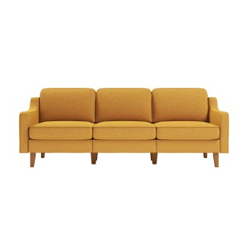 3-Seat Sofa Robin Extra 3 - Mustard, Walnut Mustard
Walnut
