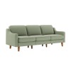3-Seat Sofa Robin Extra 3 - Sea Green, Walnut Sea Green
Walnut