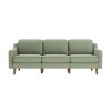 3-Seat Sofa Robin Extra 3 - Sea Green, Walnut Sea Green
Walnut