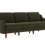 3-Seat Sofa Robin Extra 3 - Oil Green, Walnut Oil Green
Walnut