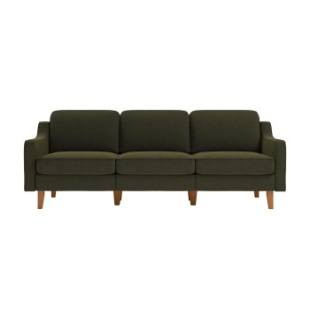 3-Seat Sofa Robin Extra 3 - Oil Green, Walnut Oil Green
Walnut
