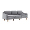 3-Seat Sofa Robin Extra 3 - Fog Grey, Walnut Fog Grey
Walnut