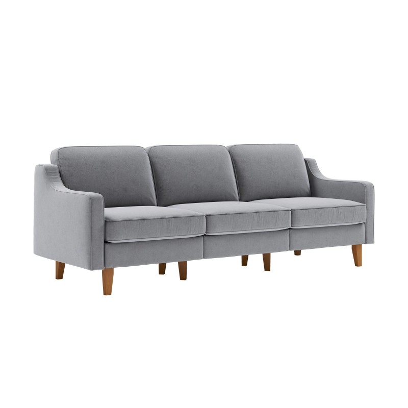 3-Seat Sofa Robin Extra 3 - Fog Grey, Walnut Fog Grey
Walnut