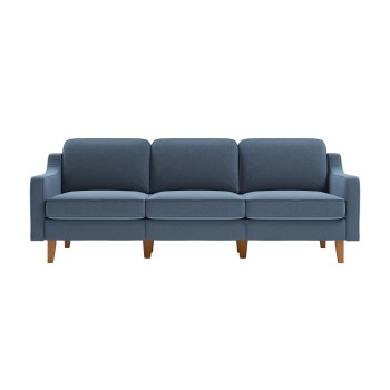 3-Seat Sofa Robin Extra 3 - Ocean Blue, Walnut Ocean Blue
Walnut