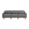 3-Seat Sofa Robin Extra 3 - Obsidian, Walnut Obsidian
Walnut