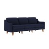 3-Seat Sofa Robin Extra 3 - Night Blue, Walnut Night Blue
Walnut