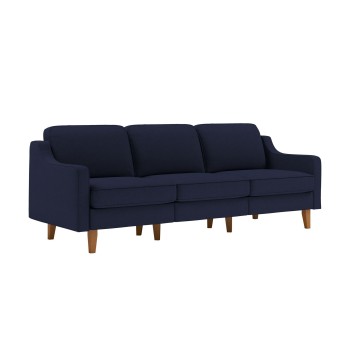 3-Seat Sofa Robin Extra 3 - Night Blue, Walnut Night Blue
Walnut