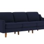3-Seat Sofa Robin Extra 3 - Night Blue, Walnut Night Blue
Walnut