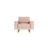 1-Seat Sofa Sparrow 1 - Salmon, Walnut Salmon
Walnut