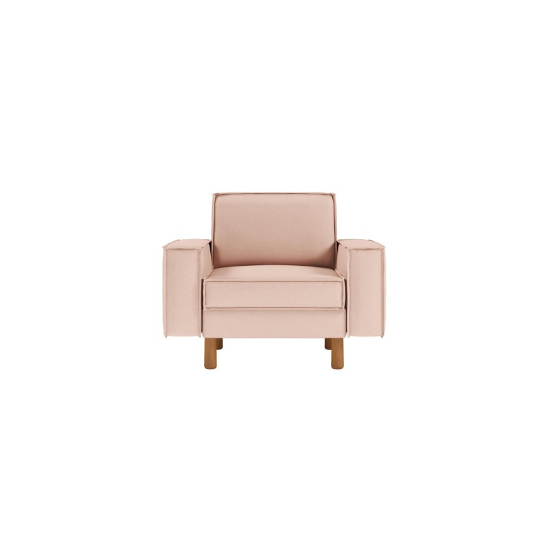 1-Seat Sofa Sparrow 1 - Salmon, Walnut Salmon
Walnut